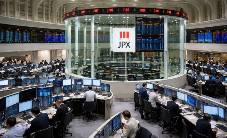 Nikkei 225 Index slips as crude oil prices jump after Trump blockade