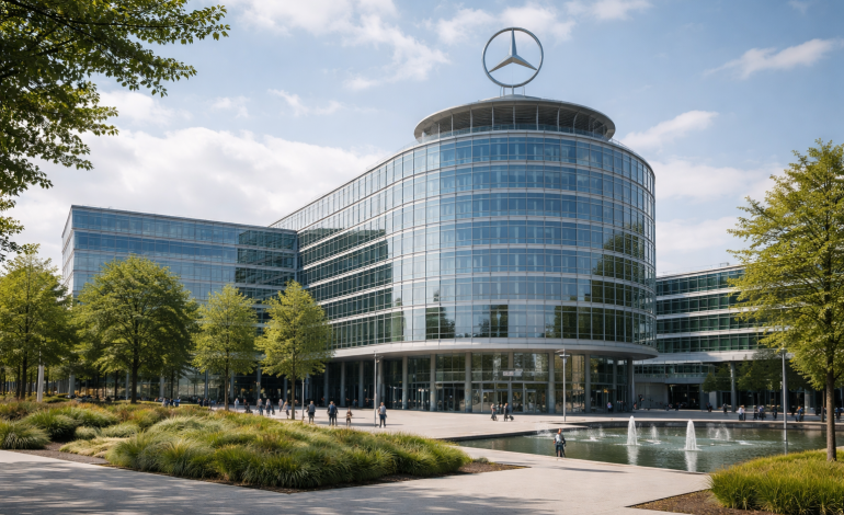 DAX Index at risk amid fragile ceasefire as Mercedes-Benz sales plunge