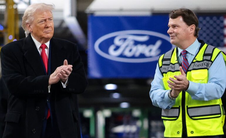 Trump administration expresses 'profound concern' over Ford's ties to China