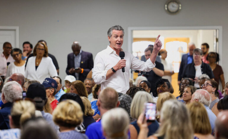 California made Gavin Newsom famous. Will it drag down his 2028 presidential ambitions?