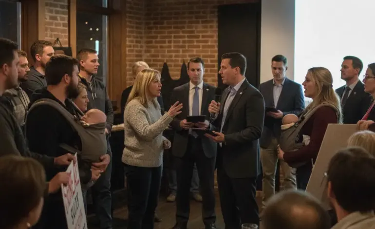 Residents Clash Over High Tech Pivot at Former Crypto Site